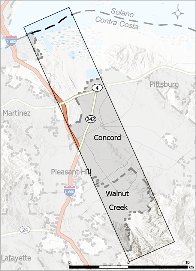 Area evaluated in FER 276