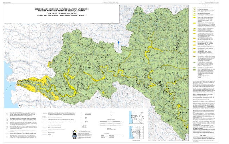 Big River Watershed Maps, Data and Publications
