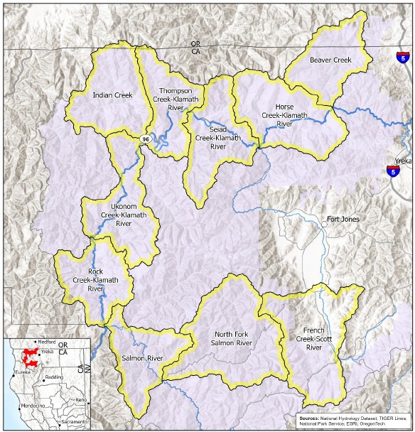 Map of SASI study area.