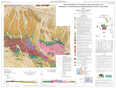 Geologic Map of the Daggett and a Portion of the Minneola 7.5′ Quadrangles.