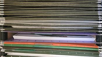 File folders.